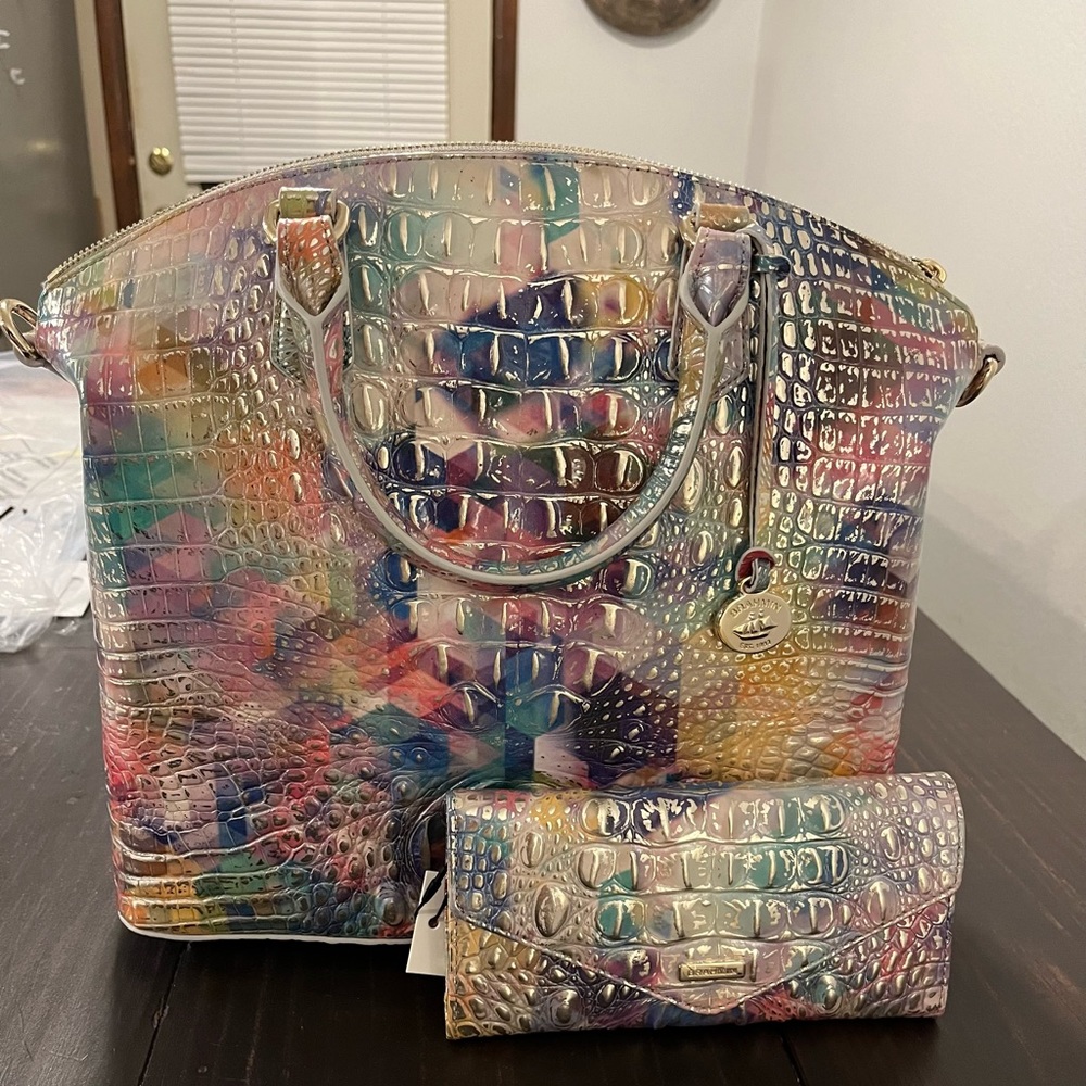 🌼🌷Brahmin Chromatic Duxbury and Veronica Wallet NWT 🌷🌼